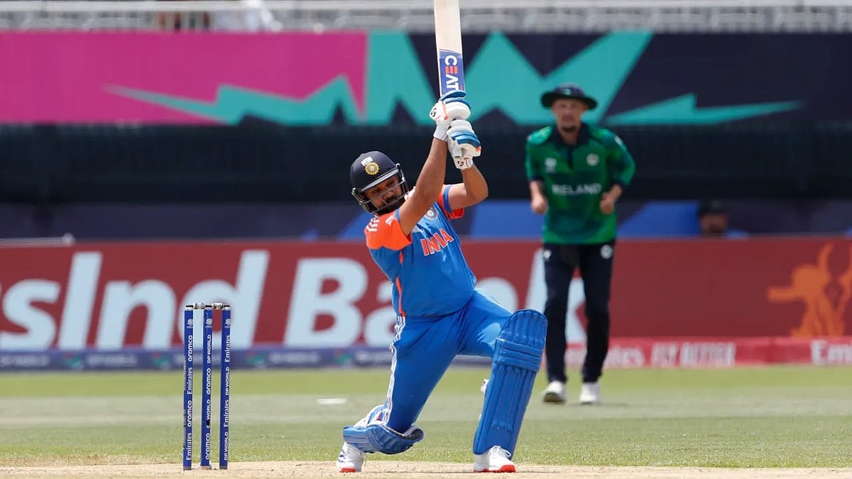 BCCI : Rohit Sharma left the field after taking a blow to his upper arm from a delivery bowled by pacer Josh Little at Nassau County International Cricket Stadium in New York.