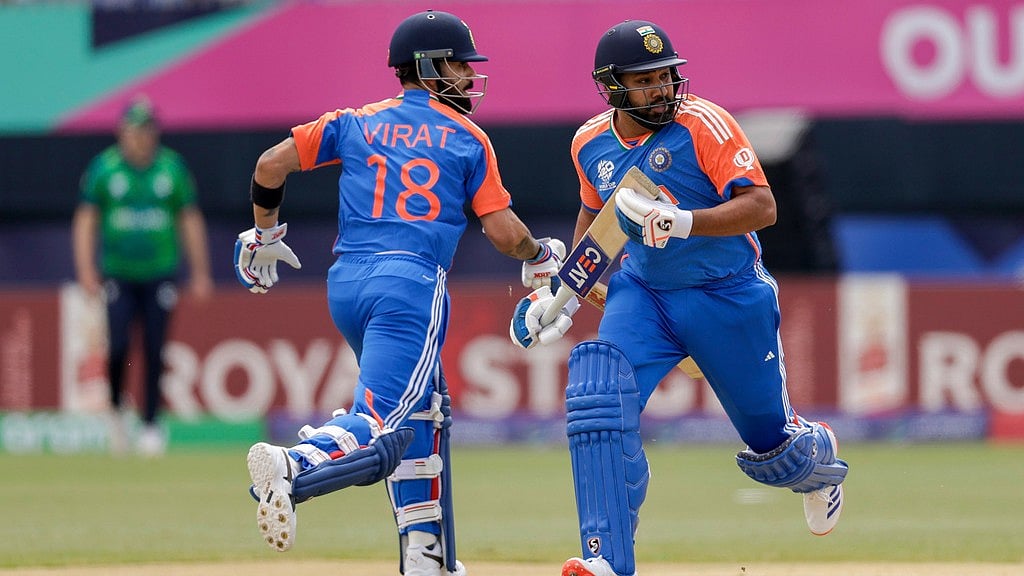 Rohit Sharma, Virat Kohli, IND vs IRE, T20 World Cup, AP Photo