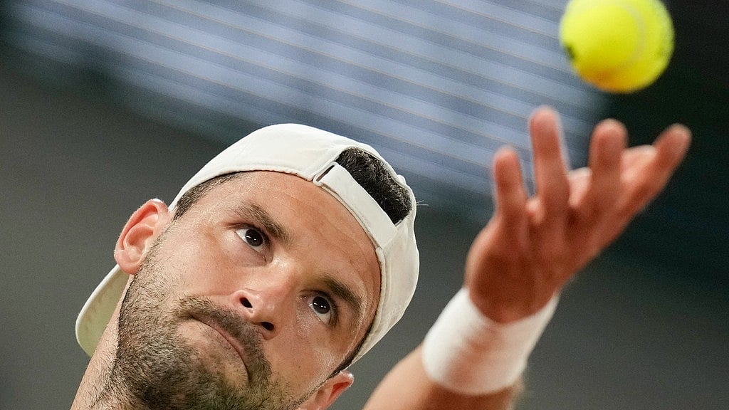 AP/Christophe Ena : Grigor Dimitrov