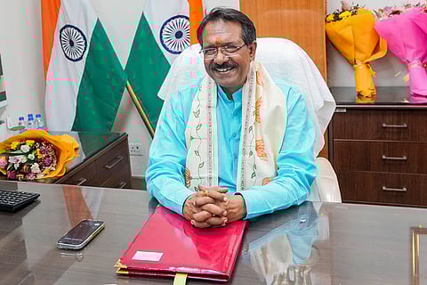 MoS Harsh Malhotra takes charge