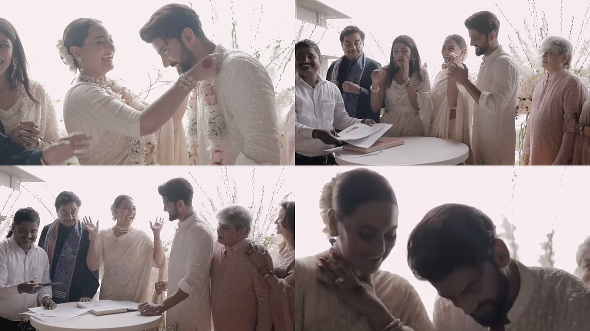 Instagram : Sonakshi Sinha-Zaheer Iqbal Wedding Video Out