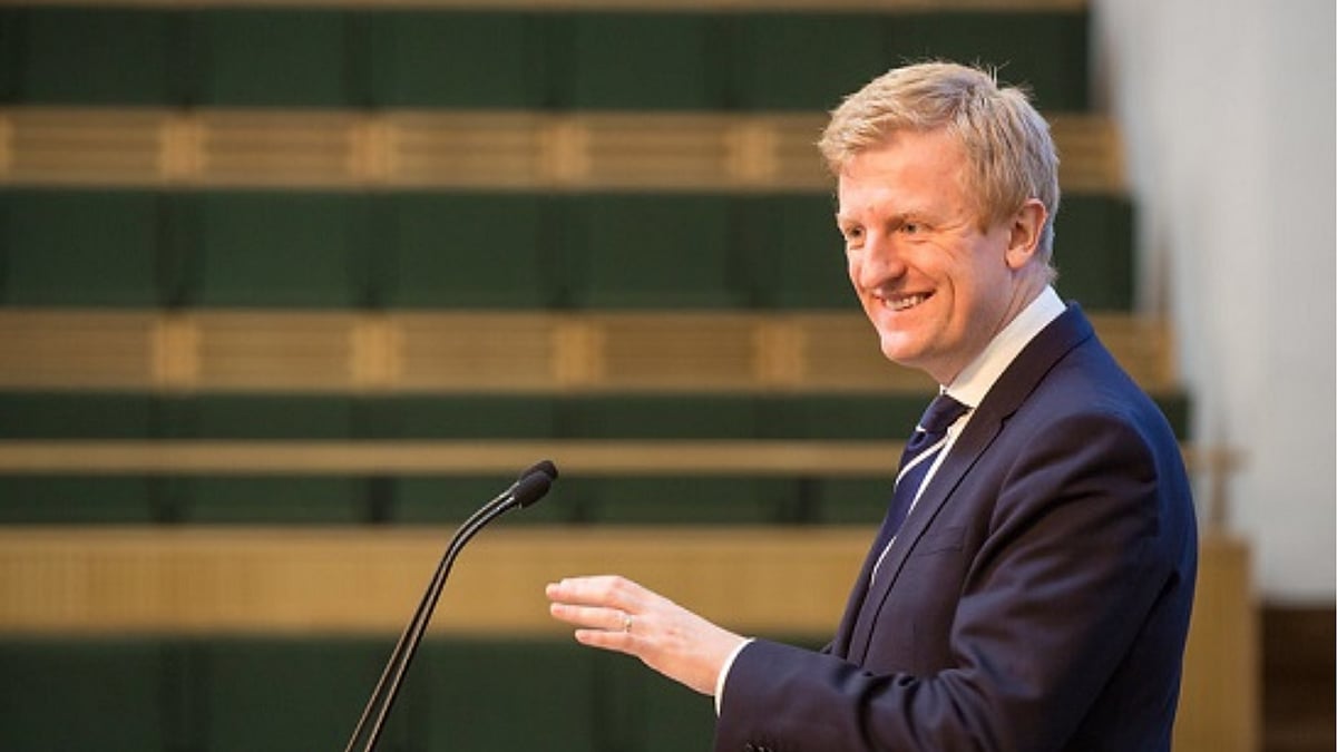 UK Deputy Prime Minister Oliver Dowden   - AP
