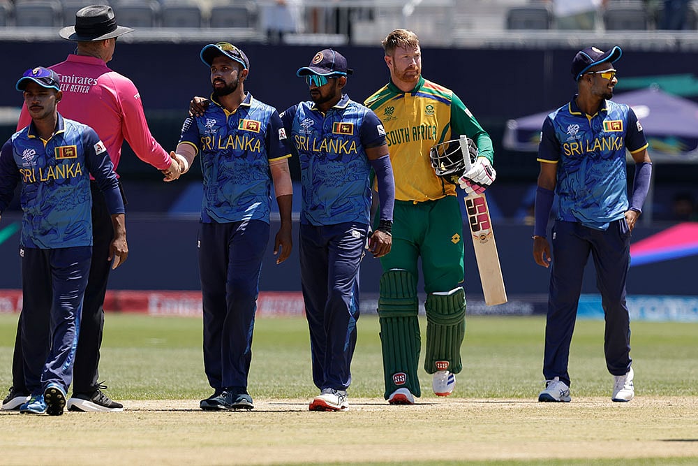 Photo: AP/Adam Hunger : South Africa vs Sri Lanka