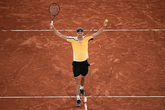 French Open: Alexander Zverev Beats Tallon Griekspoor, Enters Round Of 16 - In Pics