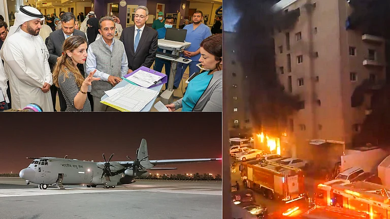 45 Indians Killed In Kuwait Fire Accident | - PTI, AP