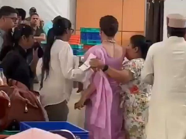 X : A CISF officer slapped BJP MP Kangana Ranaut on Thursday after an altercation with her during frisking