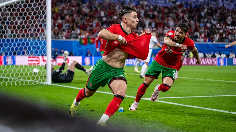 Francisco Conceicao proved Portugal's hero in Leipzig. - null