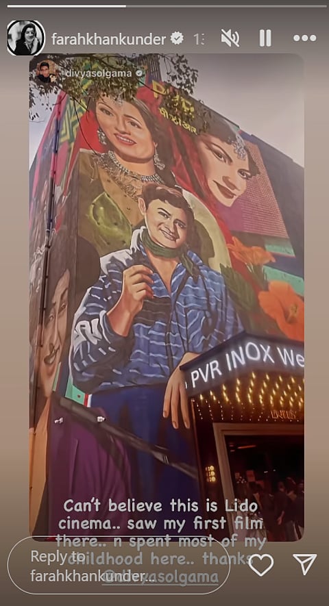 Farah Khan on Instagram Stories