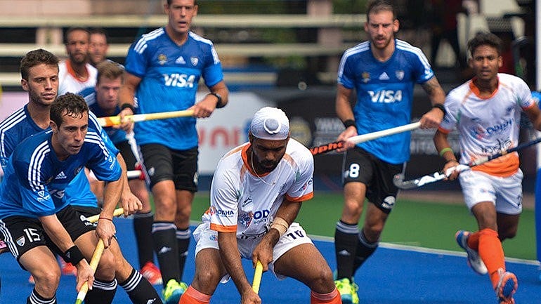 Against Germany, India was defeated 2-3 in the first game but won 1-1 (3-1 SO) in the return match. - Photo: X/ @TheHockeyIndia