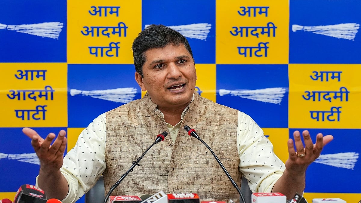 PTI : Delhi health minister and AAP leader Saurabh Bhardwaj |