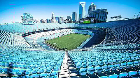 The Bank Of America Stadium.