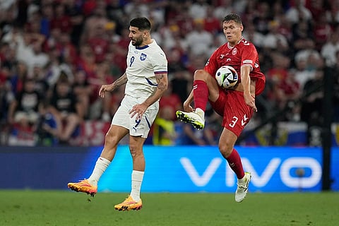 Serbia's Aleksandar Mitrovic