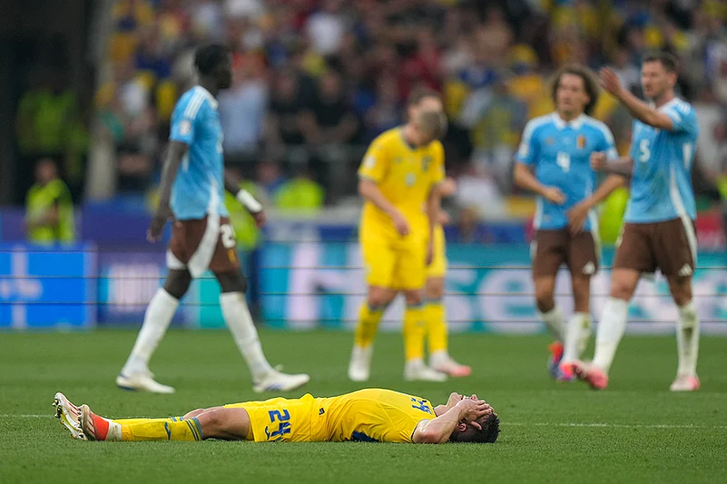 Euro 2024 Soccer Ukraine Belgium Photos_2