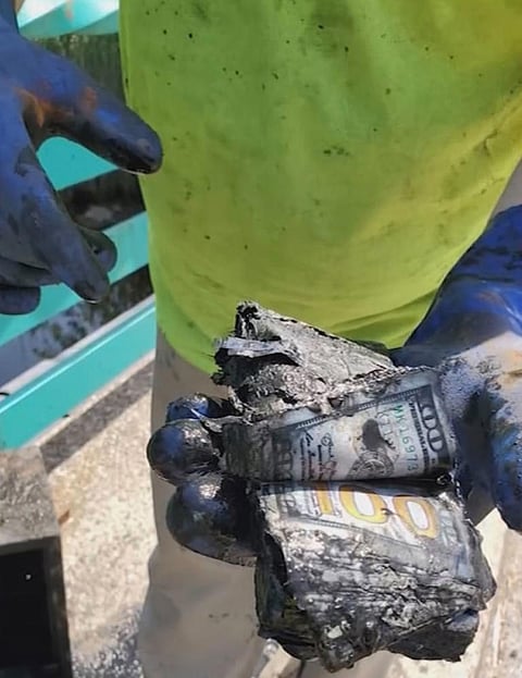 Money found in old safe