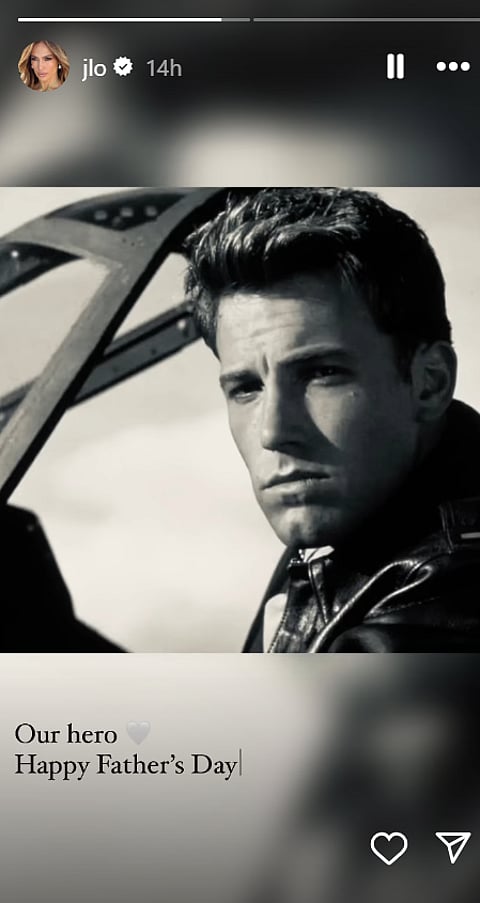 Jennifer Lopez on Instagram Stories