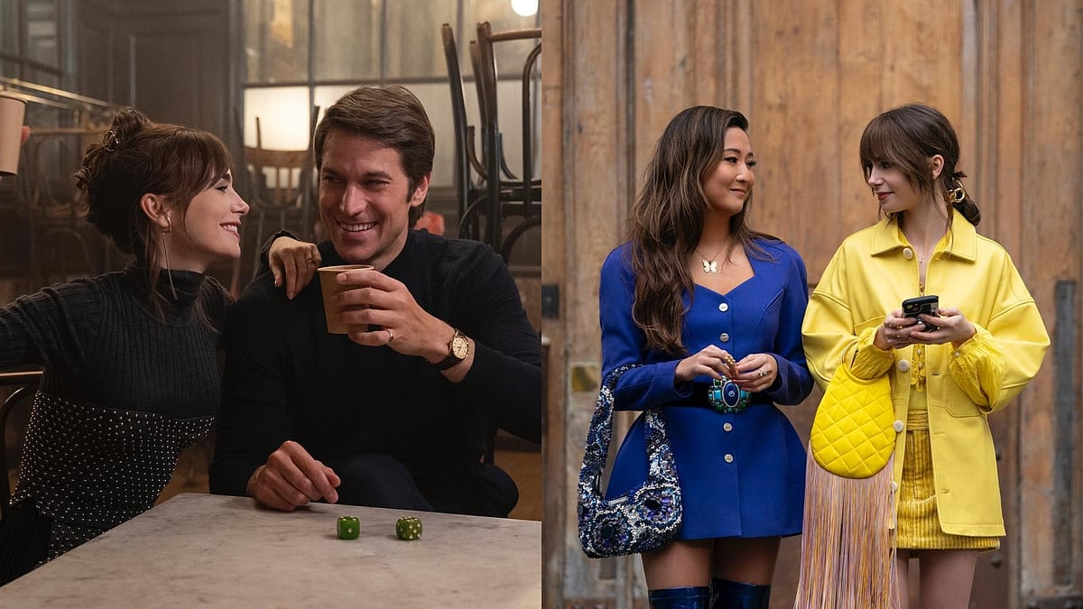 Instagram : First Looks Of Lily Collins, Ashley Park And Lucas Bravo In 'Emily In Paris 4'