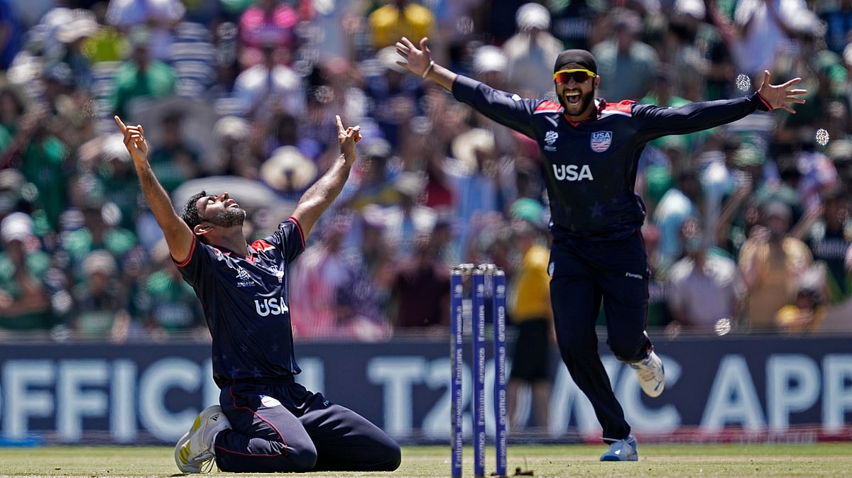 A glipmse from USA vs Pakistan, ICC T20 World Cup 2024 Group A Match. - (AP Photo / Tony Gutierrez)