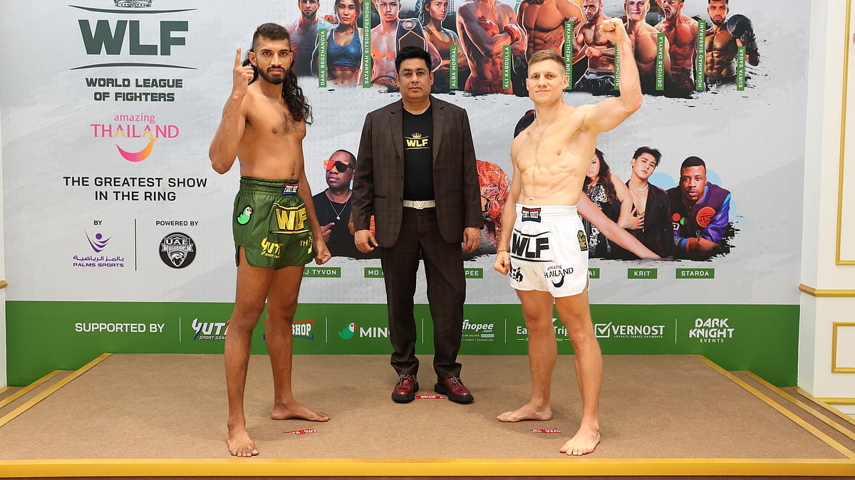 Indian WLC fighter Surya Sagar (left).