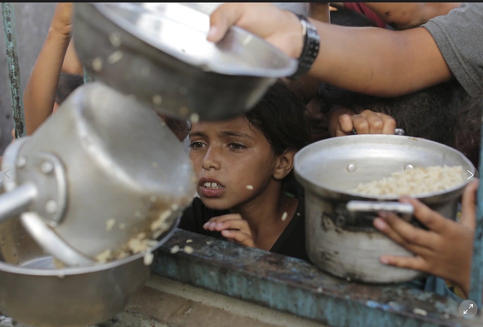 AP : southern Gaza to free up a backlog of humanitarian aid deliveries destined for desperate Palestinians enduring a humanitarian crisis |