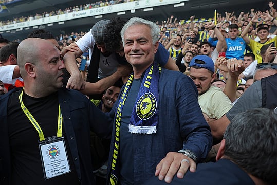 Turkish Super Lig: Fenerbahce Reveal Jose Mourinho To The Fans - In Pics