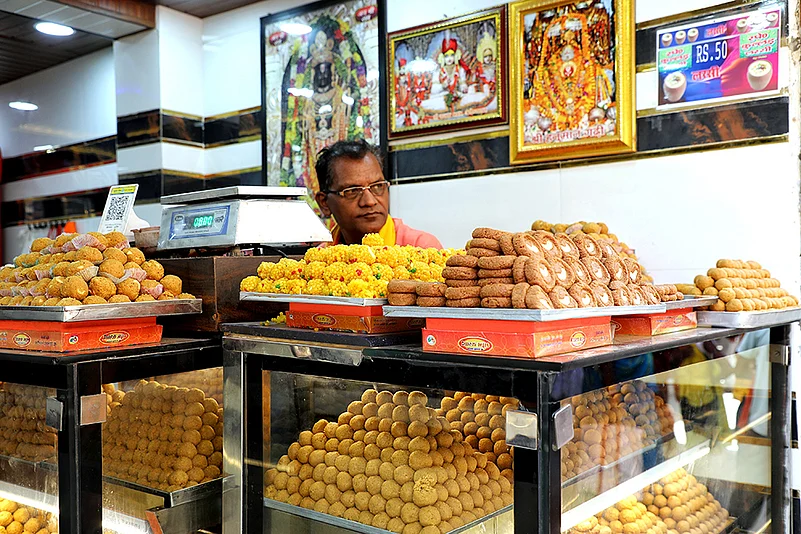 Sweet shop in Ayodhya