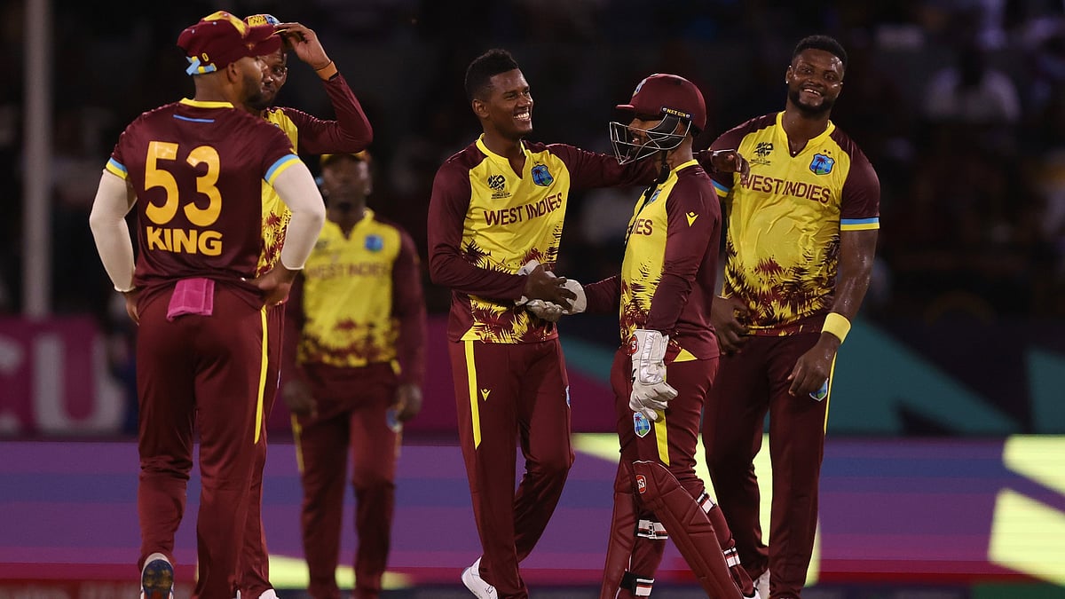 West Indies thrashed Uganda.