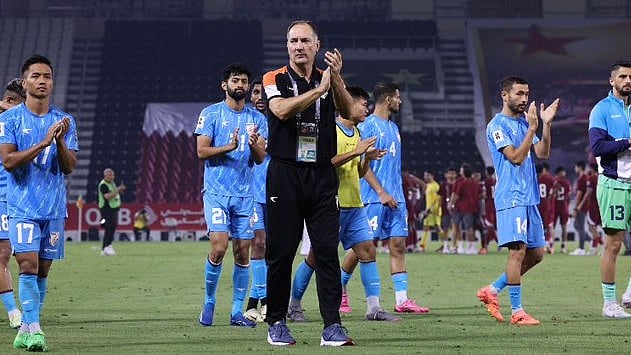 IndianFootball/X : Qatar defeated India which shattered all their World Cup Qualification hopes.