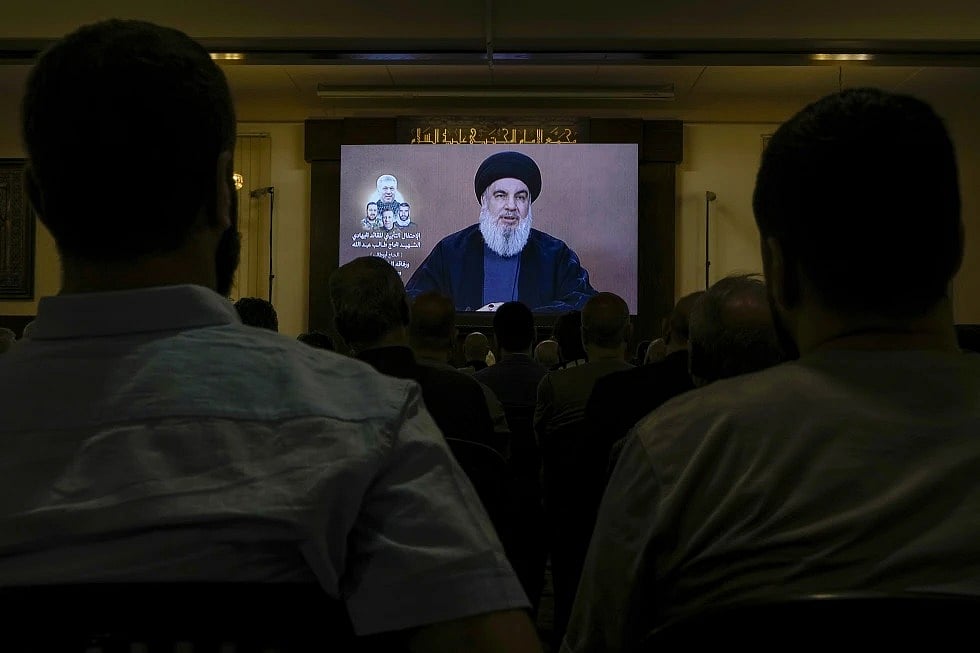 AP : Hezbollah Leader, Hassan Nasrallah |