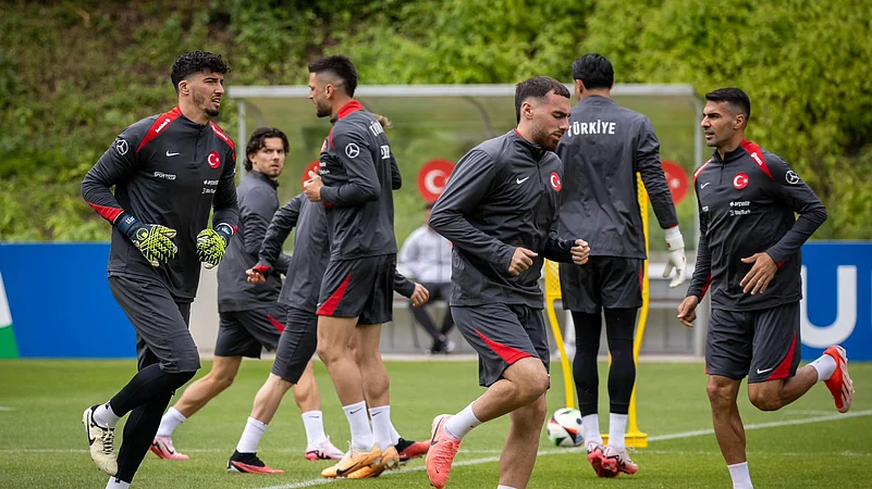 turkey players in practice session X MilliTakimlar