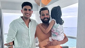 Instagram/shubmangill : Indian captain Rohit Sharma (Right) with Shubman Gill.