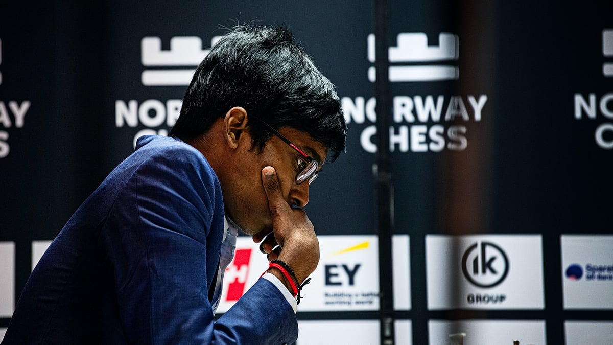 The 18-year-old R Praggnanandhaa had defeated world number one Magnus Carlsen at Norway Chess, earlier in the week. - Stev Bonhage/Norway Chess