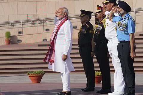 PM Modi visits National War Memorial