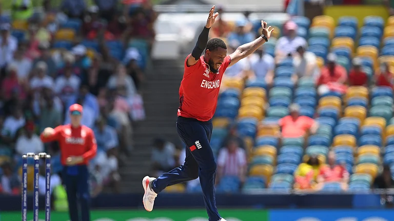 England's Chris Jordan. - null