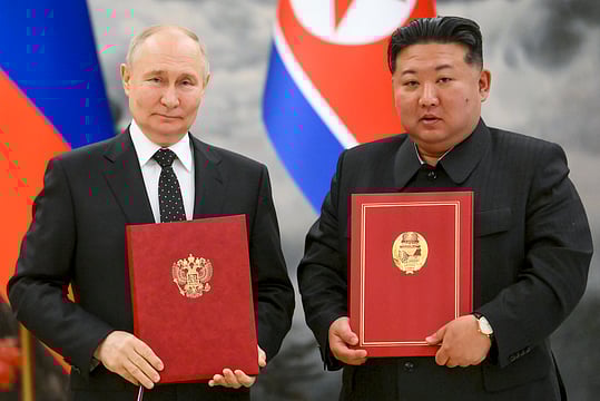 In 'Strongest-Ever Treaty', Russia And North Korea To Provide Each Other Immediate Military Aid In Event Of War 