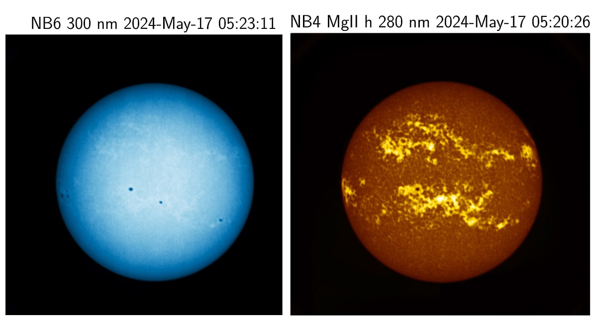 ISRO : solar images by Aditya L1 spacecraft instruments