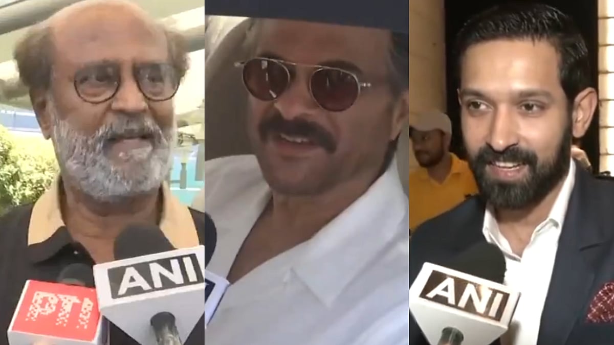 Rajinikanth, Anil Kapoor And Vikrant Massey - PTI/ANI
