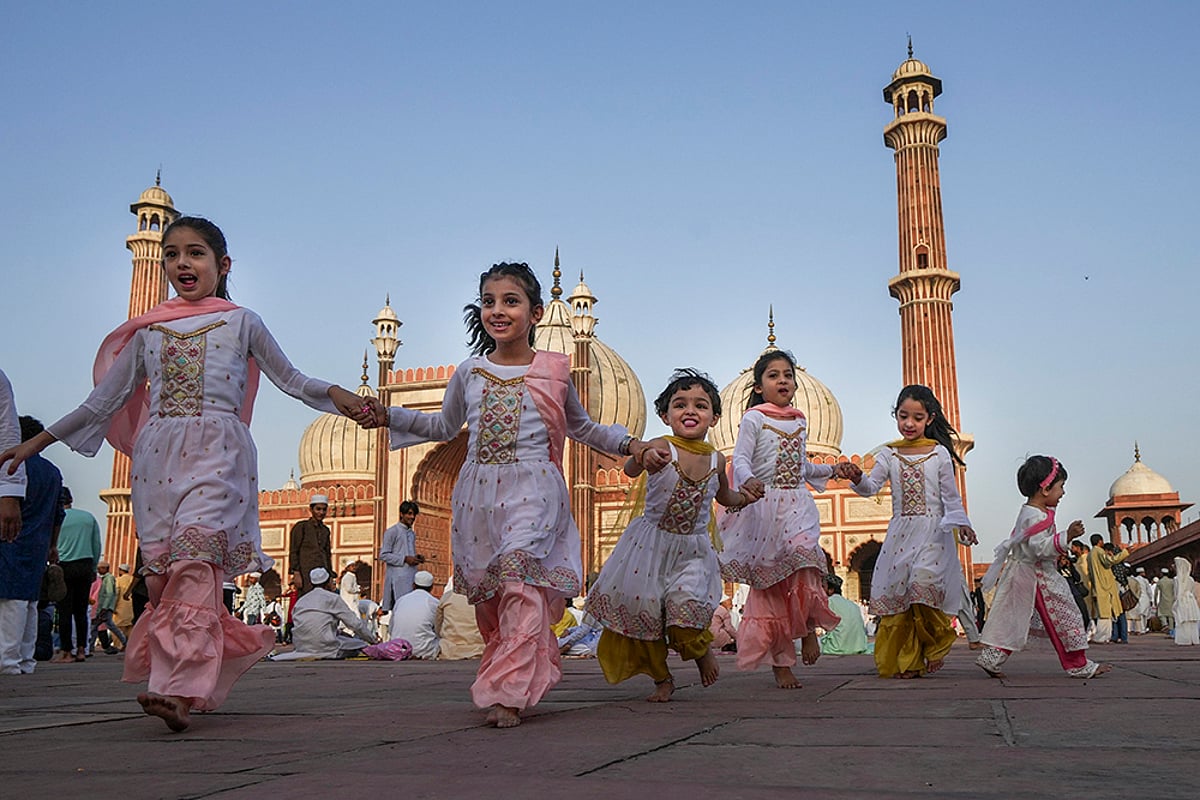 EID at Jama Masjid in New Delhi