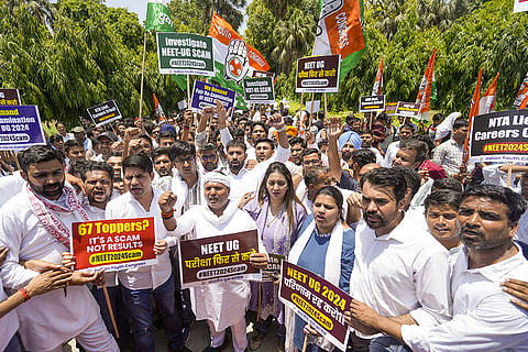 Youth Congress protest in Delhi
