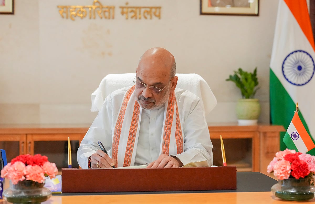 PTI : Amit Shah chaired the high-level meeting at North Block.