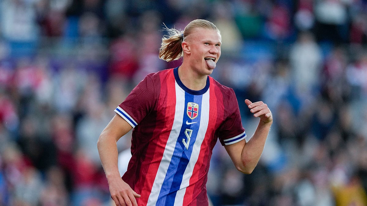 Erling Haaland scored a hat-trick for Norway