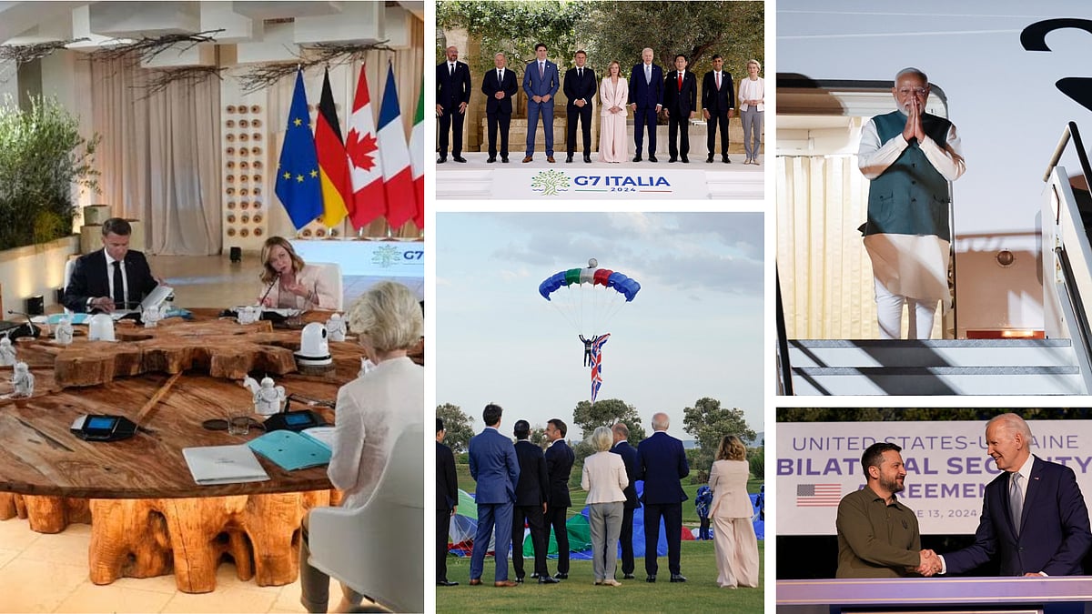 AP : Leaders Approve $50 Billion Aid Package For Ukraine On Day 1 Of Summit; Modi Arrives In Italy 