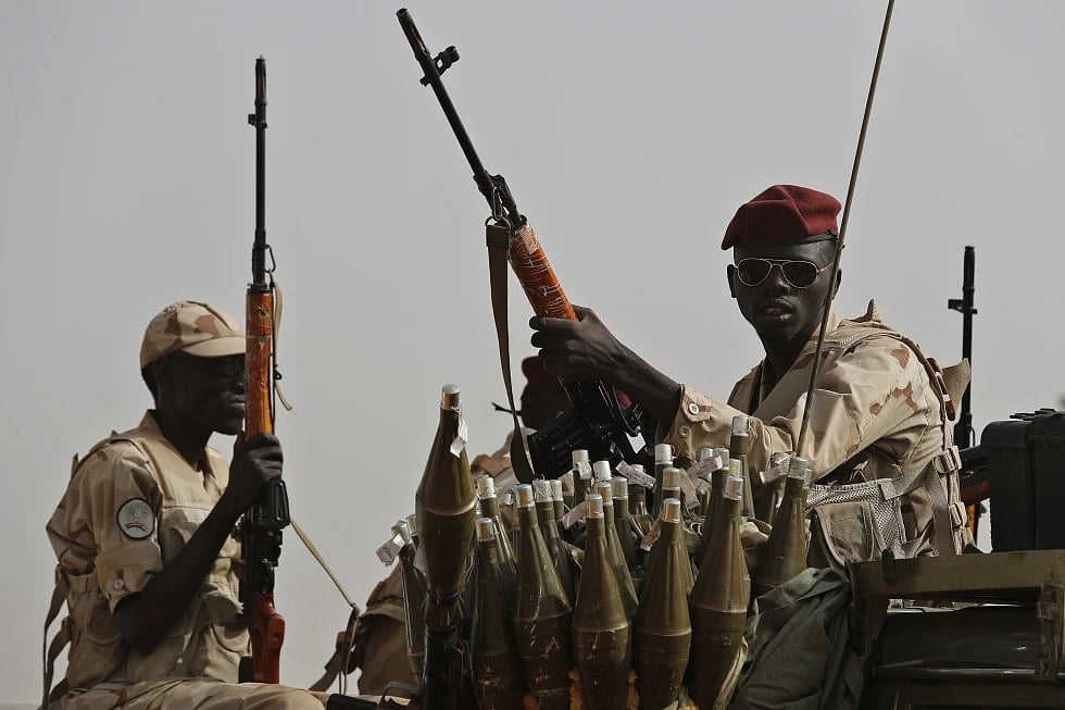 AP : Sudanese soldiers from the Rapid Support Forces |