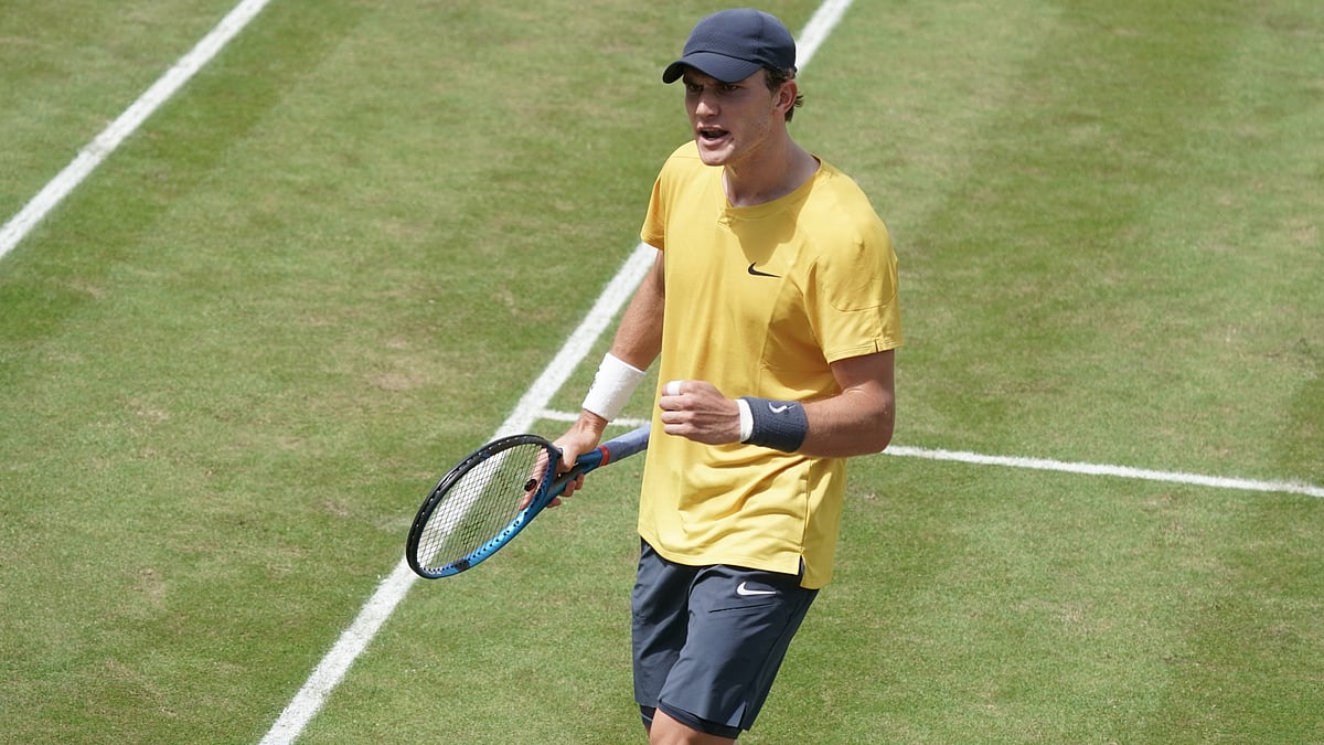 Jack Draper overcame Matteo Berrettini to win the BOSS Open
