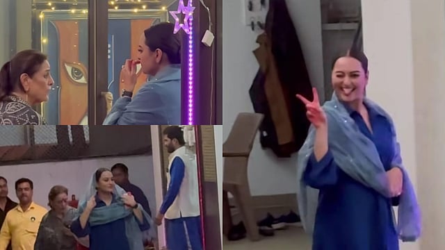 Ahead Of Her Wedding With Zaheer Iqbal, Sonakshi Sinha Performs Puja With Mother- Watch Video