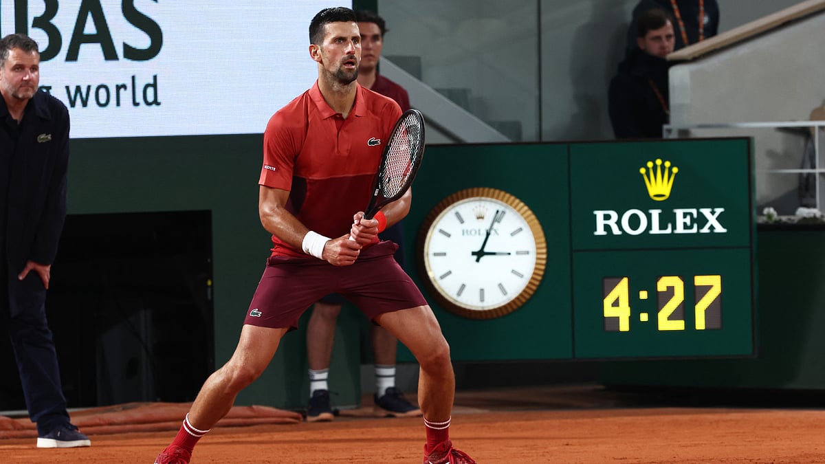 Novak Djokovic finished past 3 am on Sunday in Paris