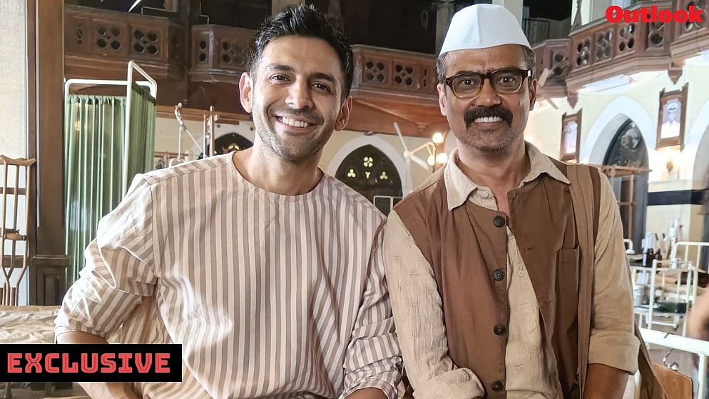 Kartik Aaryan And Nitin Bhajan On Sets Of ‘Chandu Champion’
