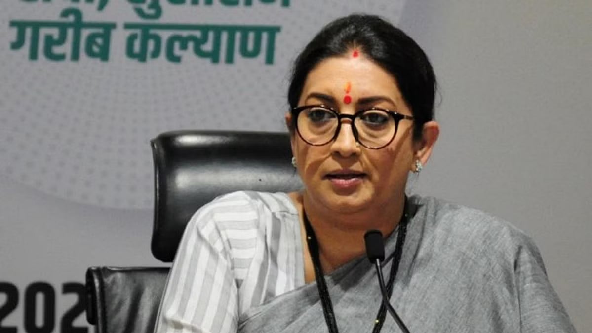 PTI : BJP leader Smriti Irani |