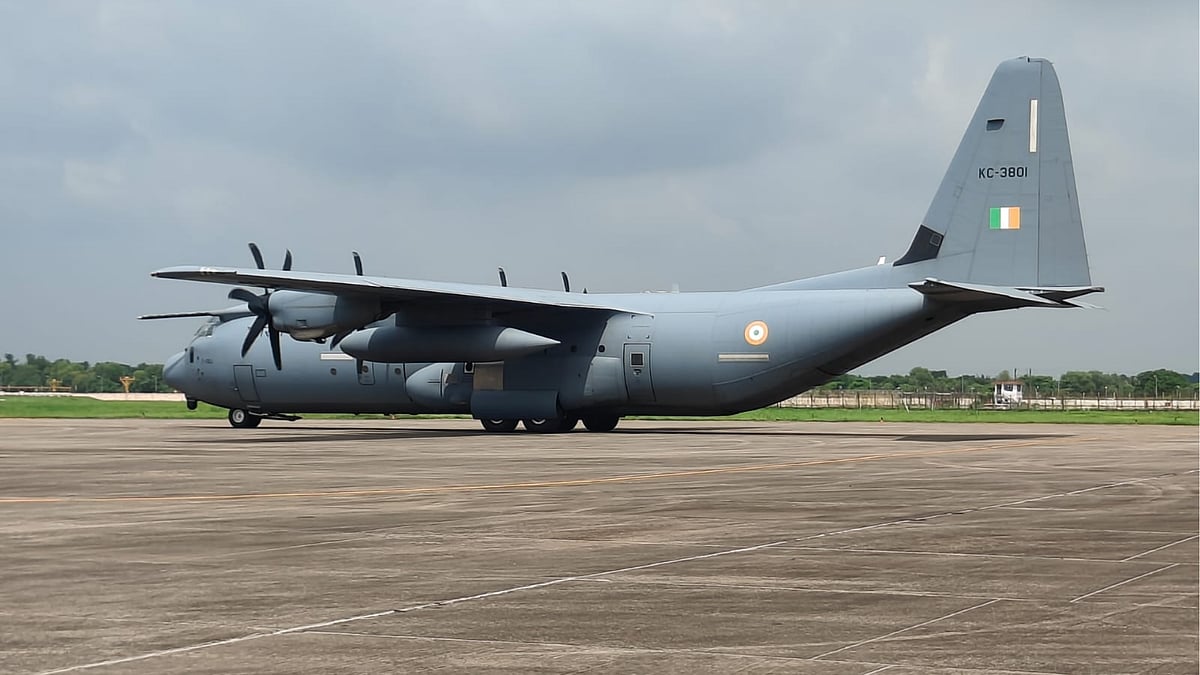 Shahina K For Outlook India : IAF Plane With Mortal Remains Of 45 Indians Killed In Fire Lands In Kochi