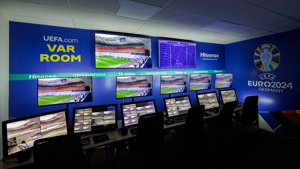 VAR decisions at Euro 2024 will be broadcast on the stadium screens to the crowd.