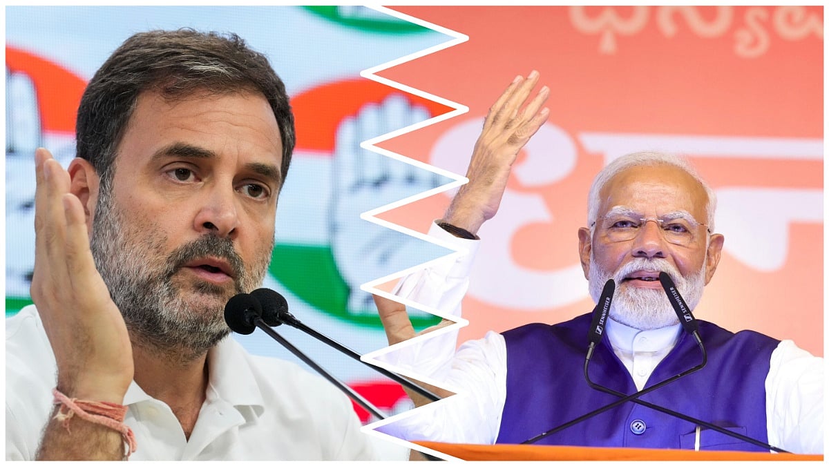PTI/X/@BJP4India : L: Congress leader Rahul Gandhi | R: Prime Minister Narendra Modi